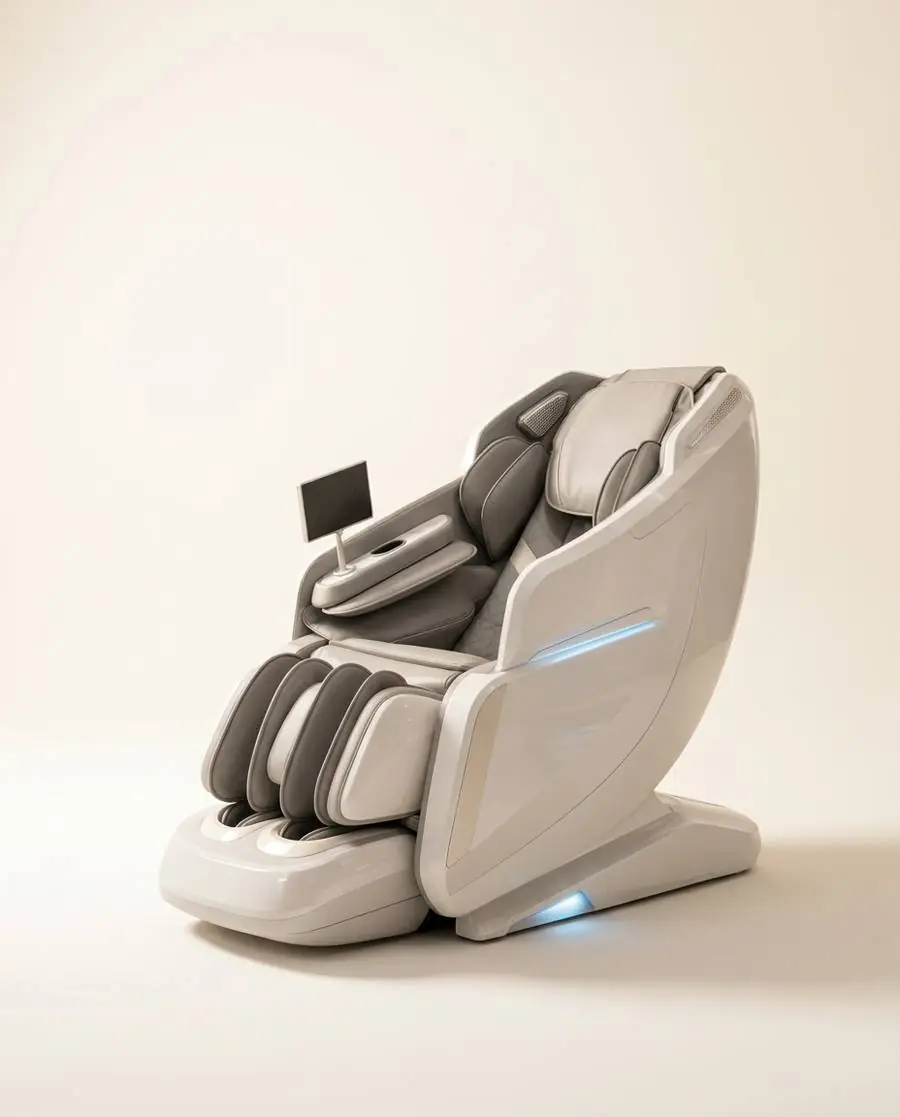 Leercon 988G White — fotoliu de masaj